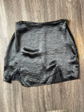 Black “torn” skirt