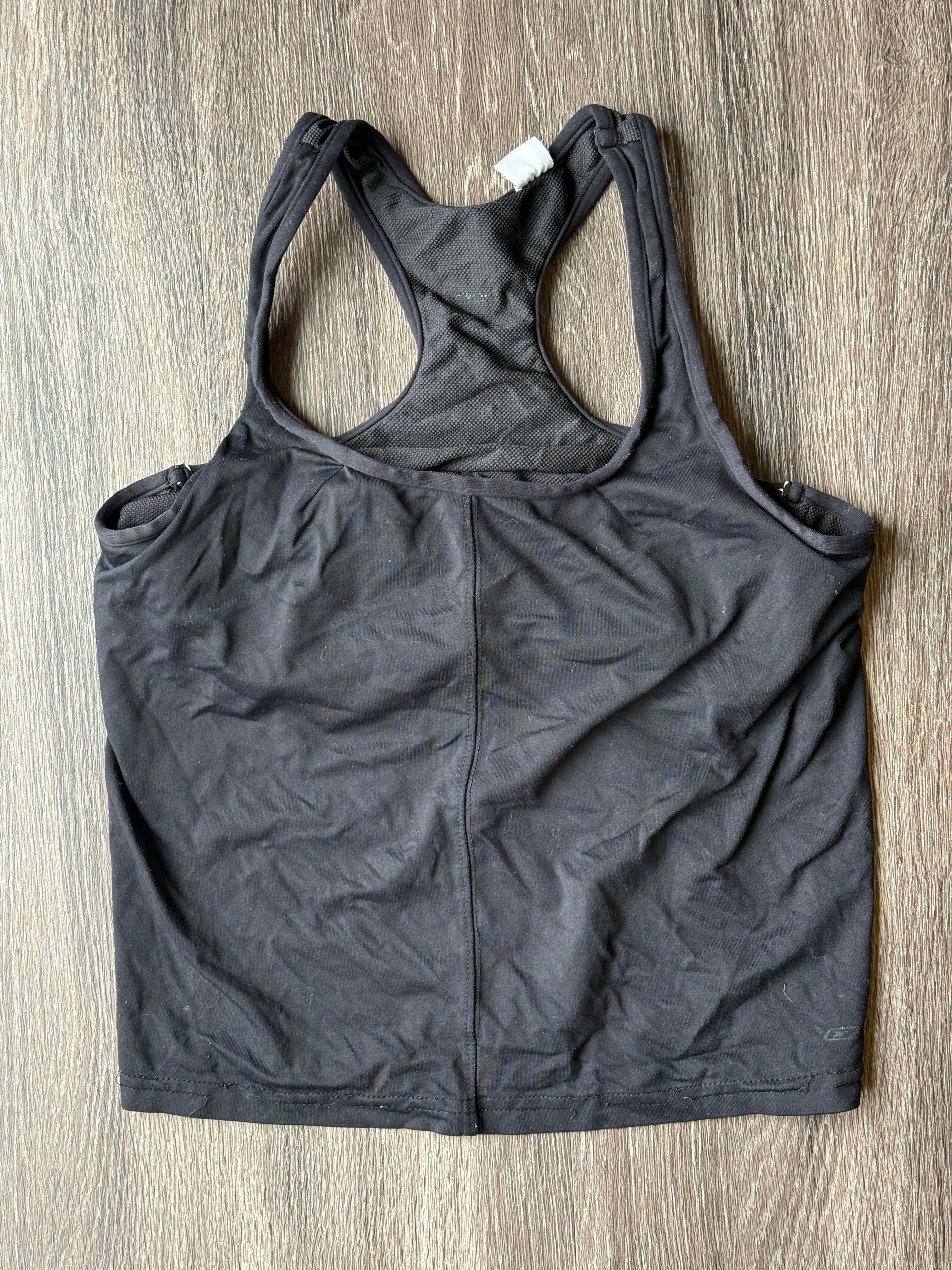 Black tank top