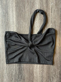 Black crop top