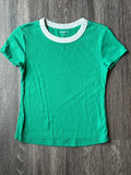 Green old navy shirt