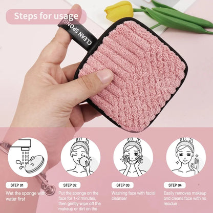 10 Set Microfiber Makeup Wipe Remover