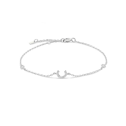 925 Sterling Silver Initial Bracelet (26 Letters)