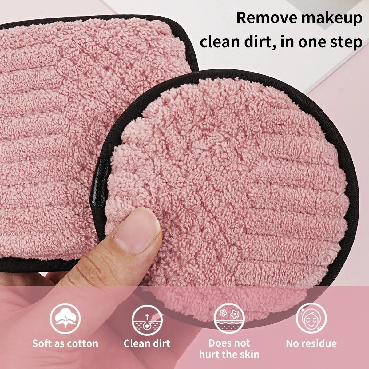 10 Set Microfiber Makeup Wipe Remover